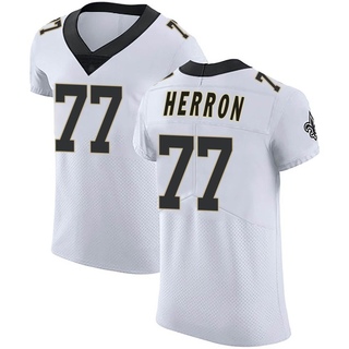 Elite Justin Herron Men's New Orleans Saints Vapor Untouchable Jersey - White