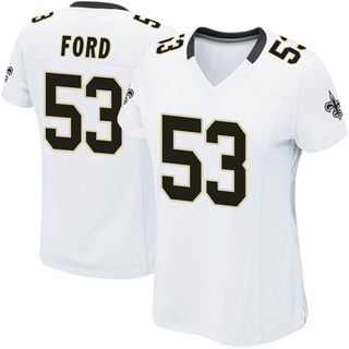 Game Jaylan Ford Women's New Orleans Saints Jersey - White