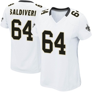 Game Nick Saldiveri Women's New Orleans Saints Jersey - White