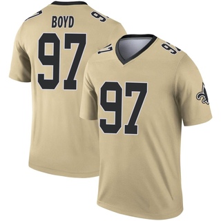 Legend Khristian Boyd Men's New Orleans Saints Inverted Jersey - Gold