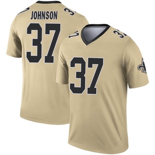 Legend Lawrence Johnson Men's New Orleans Saints Inverted Jersey - Gold