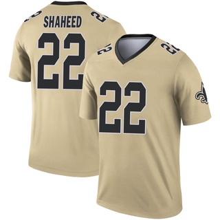 Legend Rashid Shaheed Men's New Orleans Saints Inverted Jersey - Gold