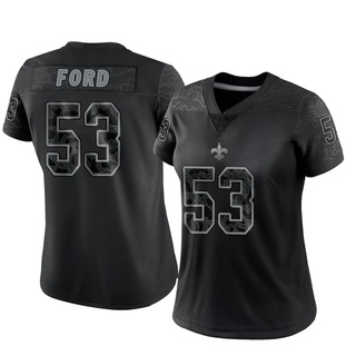 Limited Jaylan Ford Women's New Orleans Saints Reflective Jersey - Black