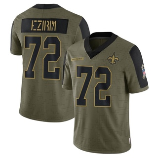 Limited Josiah Ezirim Men's New Orleans Saints 2021 Salute To Service Jersey - Olive