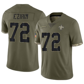 Limited Josiah Ezirim Men's New Orleans Saints 2022 Salute To Service Jersey - Olive