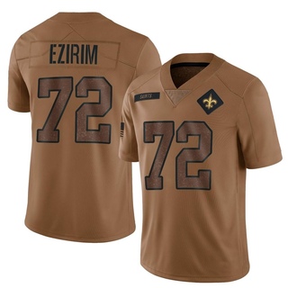 Limited Josiah Ezirim Men's New Orleans Saints 2023 Salute To Service Jersey - Brown