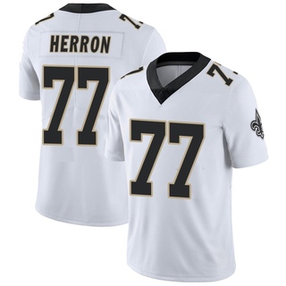 Limited Justin Herron Men's New Orleans Saints Vapor Untouchable Jersey - White