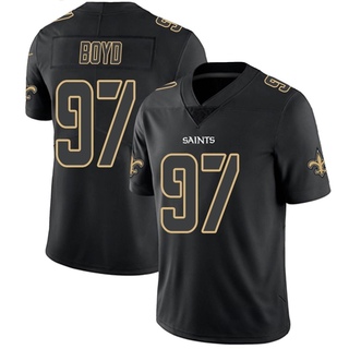 Limited Khristian Boyd Men's New Orleans Saints Jersey - Black Impact