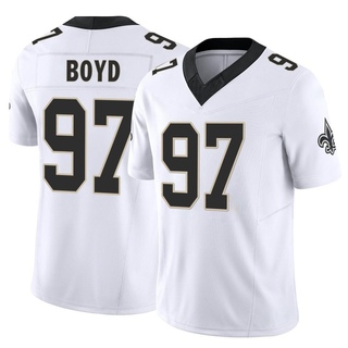 Limited Khristian Boyd Men's New Orleans Saints Vapor F.U.S.E. Jersey - White