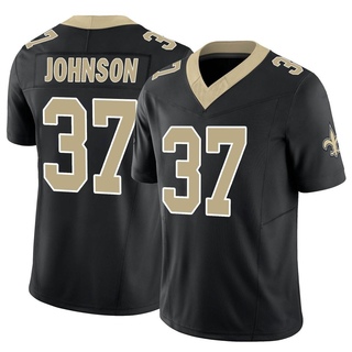 Limited Lawrence Johnson Men's New Orleans Saints Vapor F.U.S.E. Jersey - Black