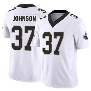 Limited Lawrence Johnson Men's New Orleans Saints Vapor F.U.S.E. Jersey - White