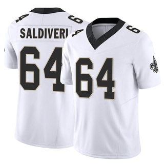 Limited Nick Saldiveri Men's New Orleans Saints Vapor F.U.S.E. Jersey - White