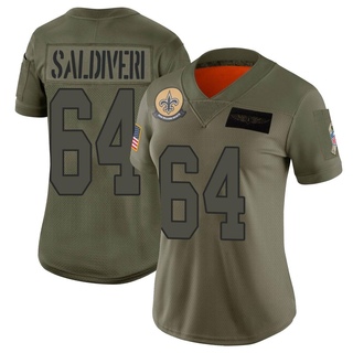 Limited Nick Saldiveri Women's New Orleans Saints 2019 Salute to Service Jersey - Camo