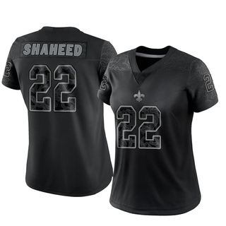 Limited Rashid Shaheed Women's New Orleans Saints Reflective Jersey - Black